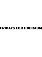Fridays For Hubraum Aufkleber geplottet schwarz