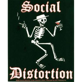 Social Distortion Aufkleber Skeleton