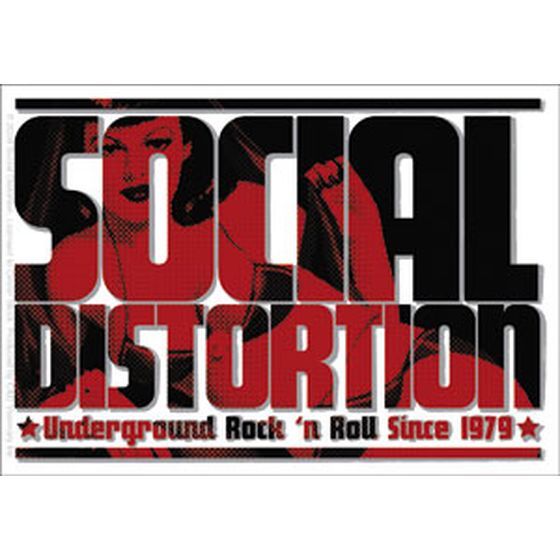Social Distortion Aufkleber Since 1979