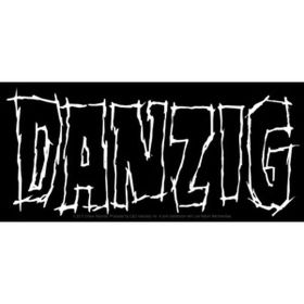 Danzig Aufkleber Logo s/w