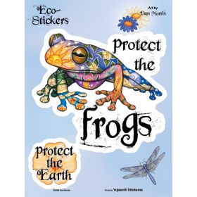 Aufkleber Set Protect the Frogs