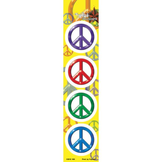 Peace Zeichen Aufkleber Set
