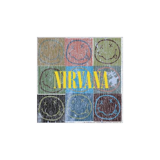 Aufkleber Nirvana Popart-Style
