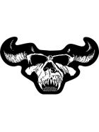 Danzig Aufkleber Skull black/white