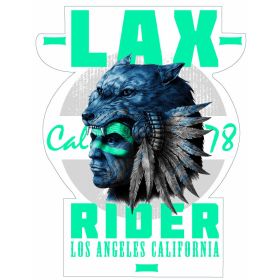 Aufkleber Lax Rider Los Angeles