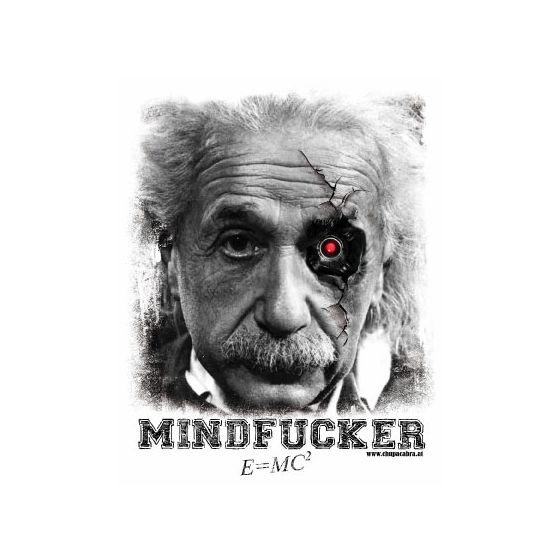 Aufkleber Mindfucker E=MC²