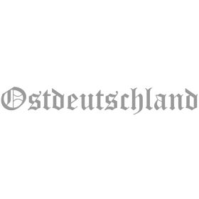 Ostdeutschland Aufkleber geplottet XL silber