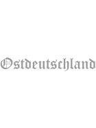 Ostdeutschland Aufkleber geplottet XL silber