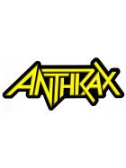 Anthrax Aufkleber Logo gelb