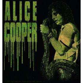 Aufkleber Alice Cooper White Snake