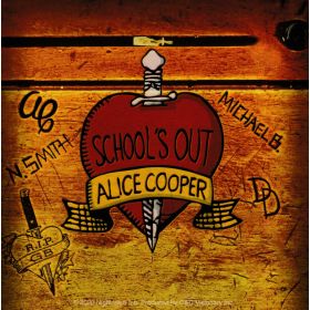 Aufkleber Alice Cooper Schools Out Album 