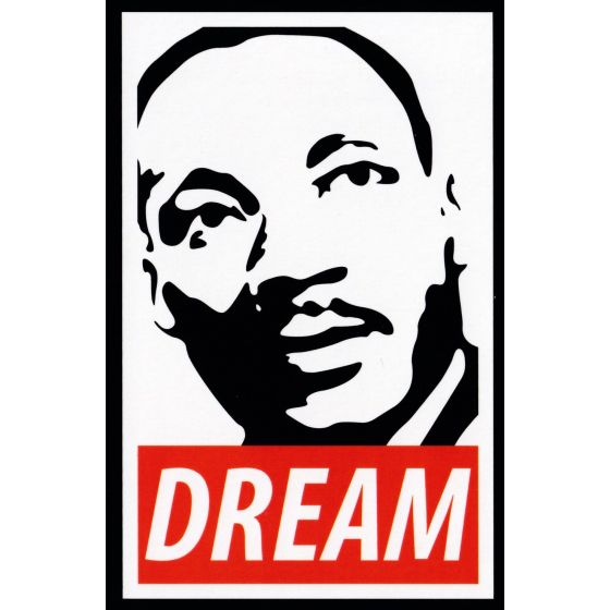 Aufkleber Martin Luther King