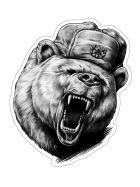 Aufkleber Bad Russian Bear