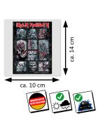 Iron Maiden Aufkleber Eddies blue