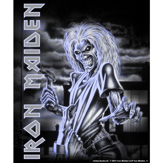 Iron Maiden Aufkleber Killer blue
