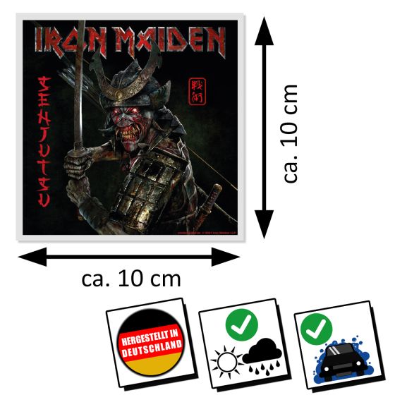 Iron Maiden Aufkleber Senjutsu