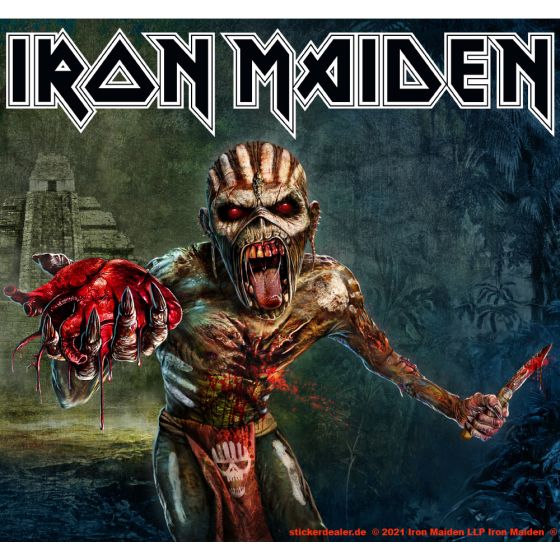 Iron Maiden Aufkleber Bloody Heart