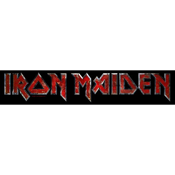 Iron Maiden Aufkleber Senjutsu Logo