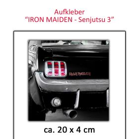 Iron Maiden Aufkleber Senjutsu Logo