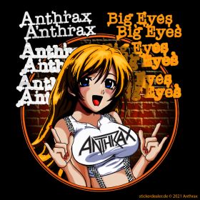 Anthrax Aufkleber Big Eyes