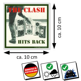 The Clash Aufkleber Hits Back