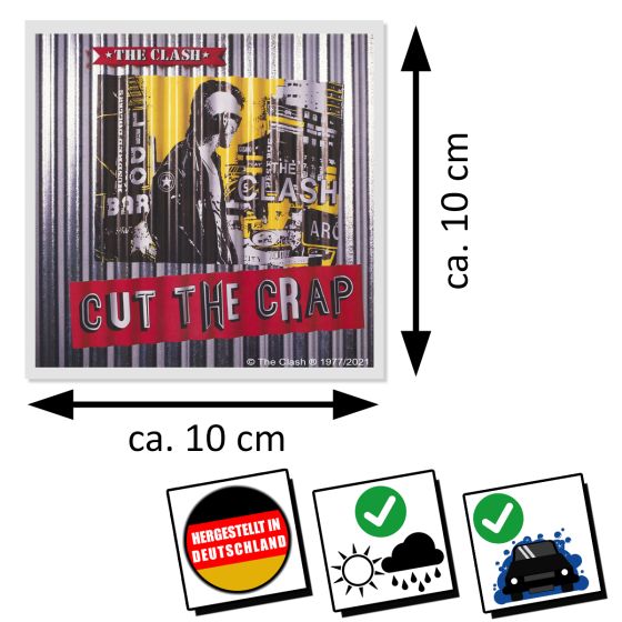 The Clash Aufkleber Cut The Crap