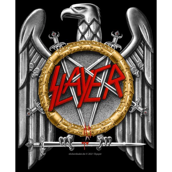 Slayer Aufkleber Silver Eagle