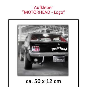 Aufkleber Motörhead Logo weiß XL