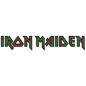 Iron Maiden Aufkleber Aces High Logo freistehend