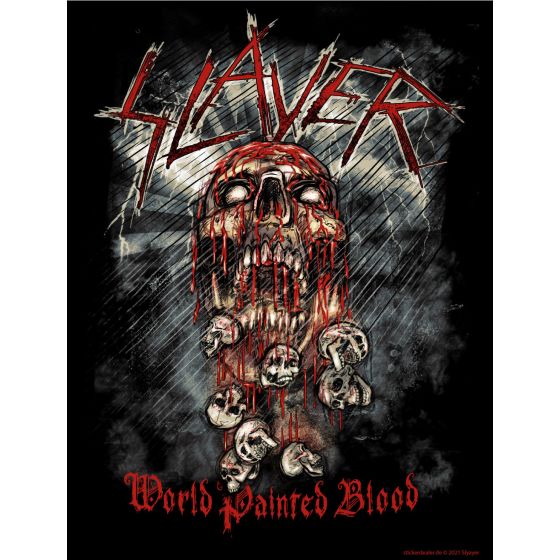 Slayer Aufkleber World Painted Blood
