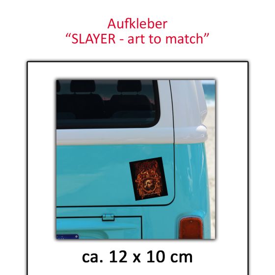 Slayer Aufkleber Art to Match