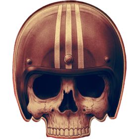 Racing Skull Aufkleber