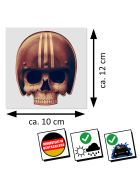 Racing Skull Aufkleber
