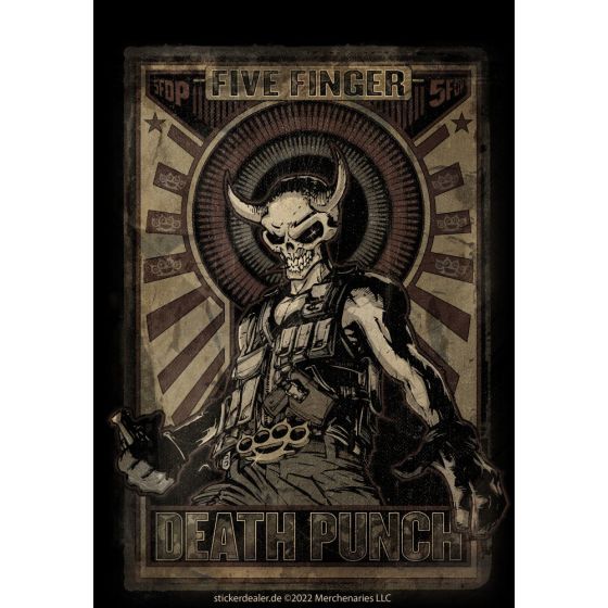 Five Finger Death Punch Aufkleber Mercanary