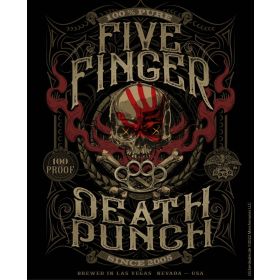 Five Finger Death Punch Aufkleber 100 Proof