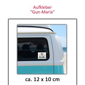 Gun Maria Aufkleber