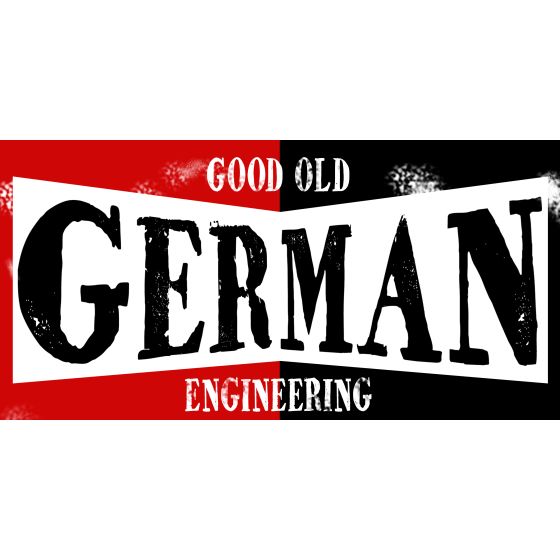 German Engineering Chrom Aufkleber