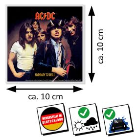 AC/DC Aufkleber Highway To Hell Cover