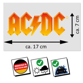 AC/DC Logo Aufkleber 