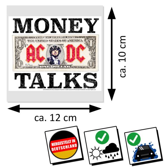 AC/DC Aufkleber Money Talks