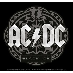 AC/DC Aufkleber Black Ice "Black"