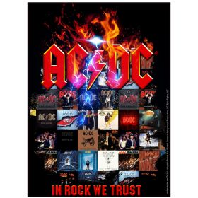 AC/DC Aufkleber In Rock We Trust