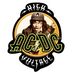 AC/DC Aufkleber High Voltage