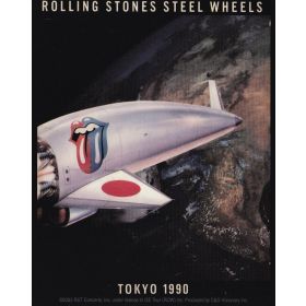 Aufkleber Rolling Stones Steel Wheels Tokyo 1990