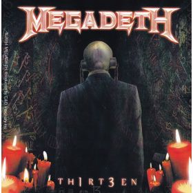 Aufkleber Megadeth Thirteen