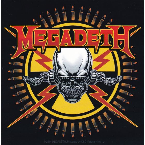 Aufkleber Megadeth Bandlogo