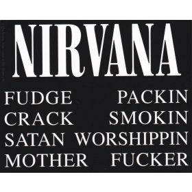 Aufkleber Nirvana Fudge Packing Crack
