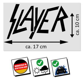 Slayer Aufkleber Logo black