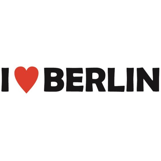 I Love Berlin Aufkleber