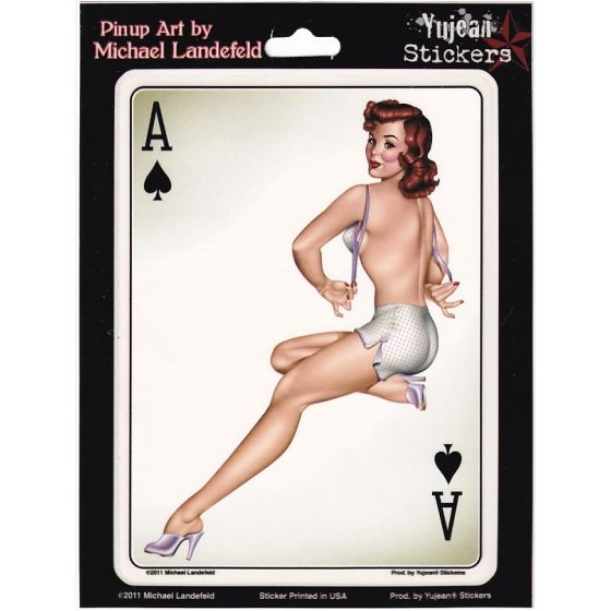 pinup-girl-aufkleber-pik-ass-karte
